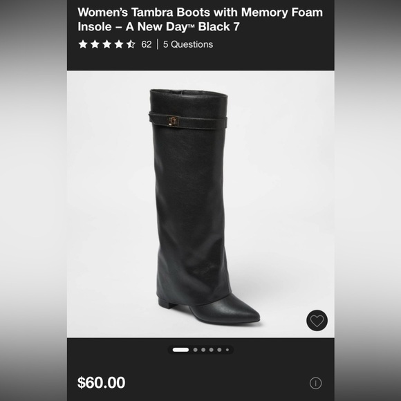 Target Shoes - Target Black Knee High Boots
